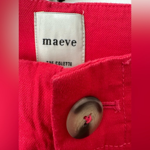 Anthropologie Maeve The Colette Wide-Leg Cropped Linen Pants - Picture 7 of 14